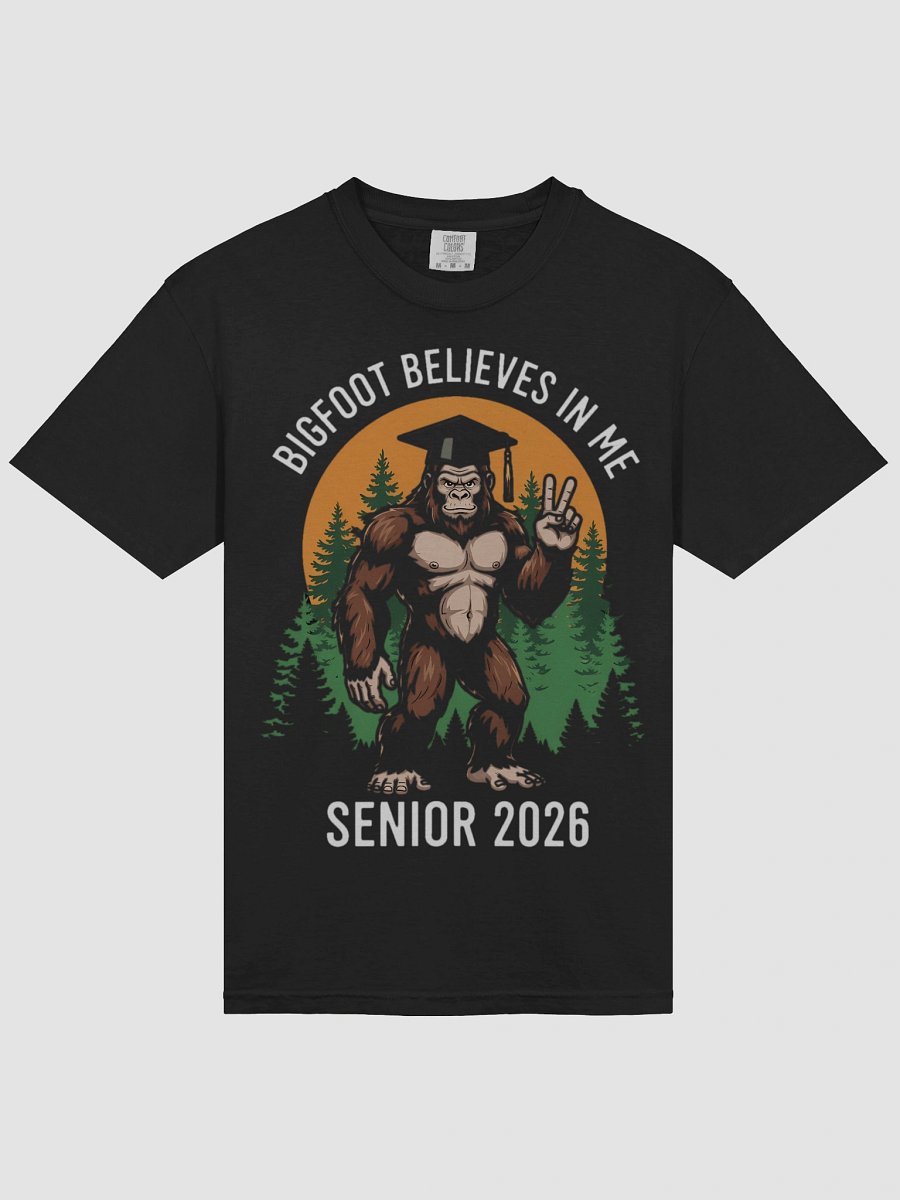 Bigfoot Believes in Me Graduation T-Shirt product image (7)