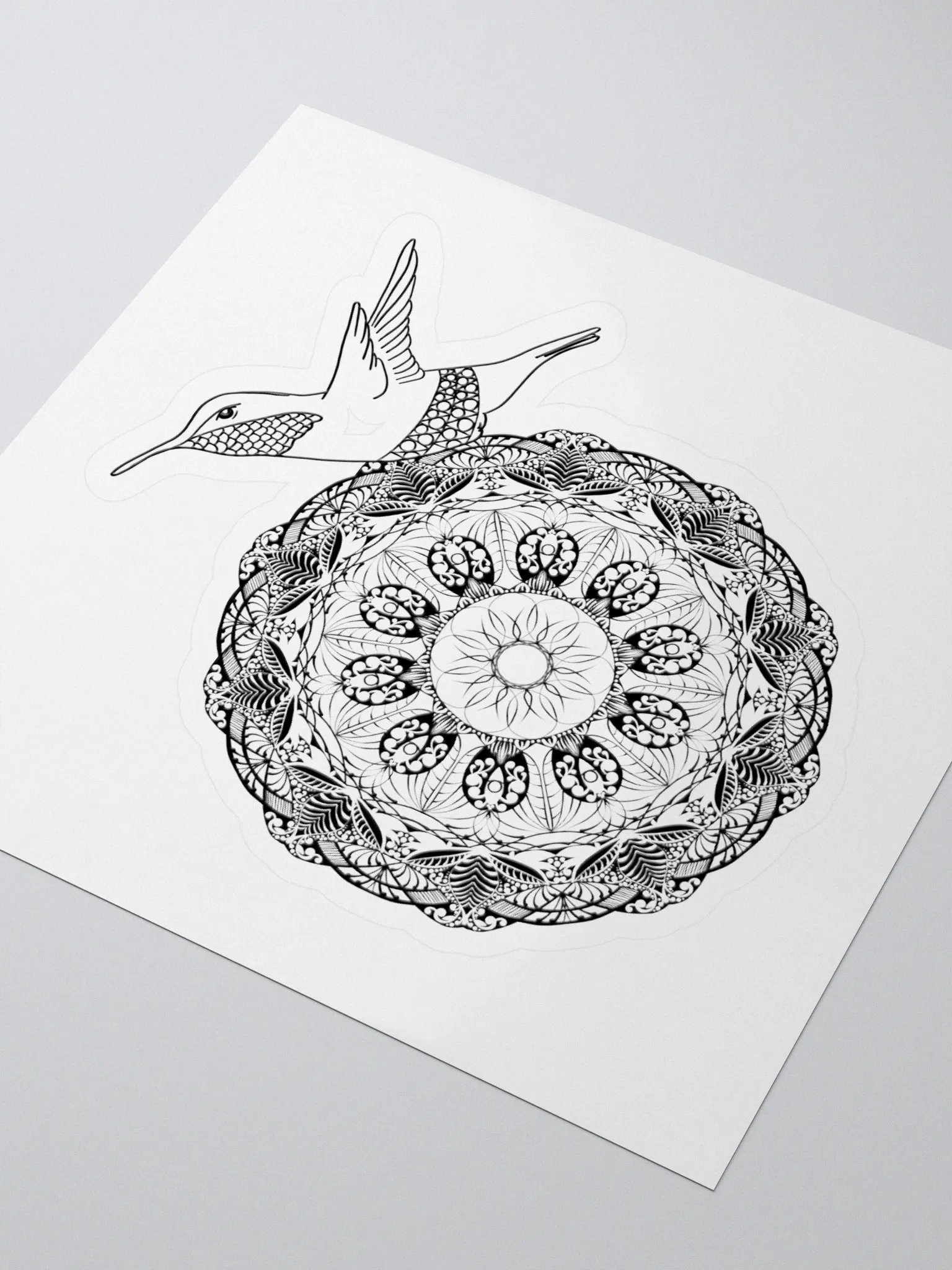 Mandala Hummingbird Harmony Stickers product image (4)