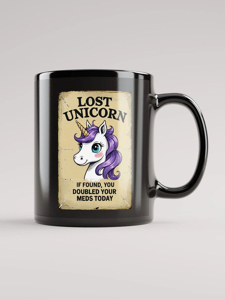 Lost Unicorn Black Mug product image (2)