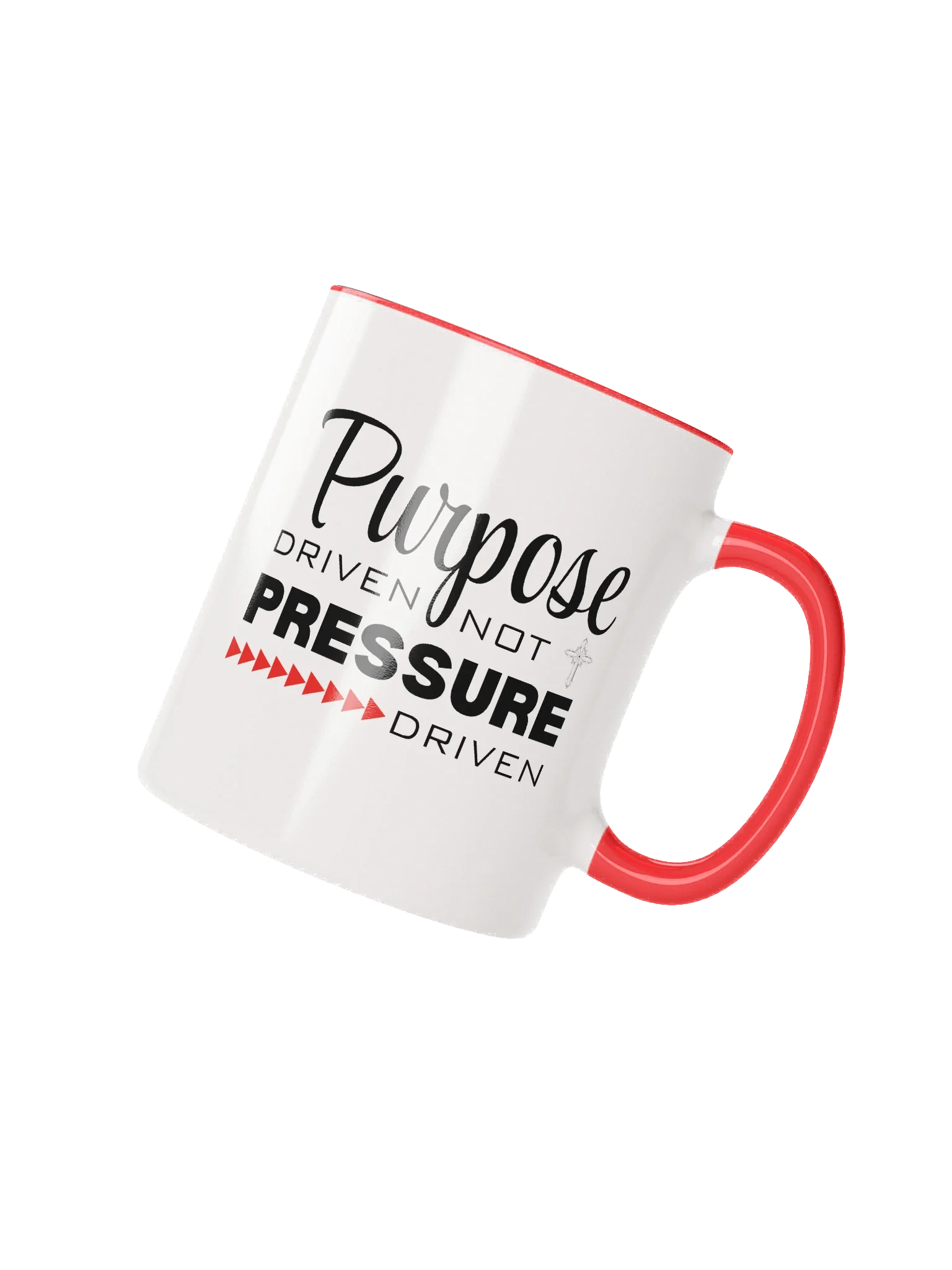 Purpose Driven Not Pressure Driven | Double-tone Ceramic Mug | Faith Inspirational Gift product image (3)