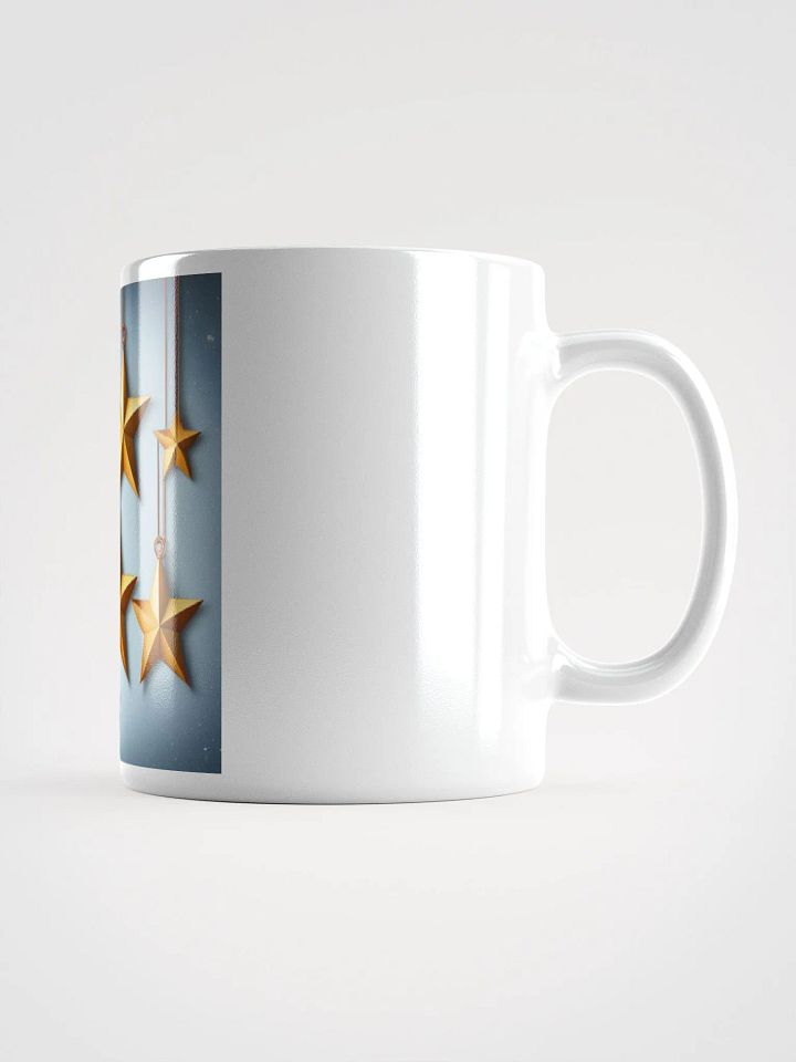 New Golden Stars White Glossy Mug product image (1)