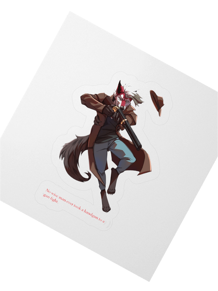 Wild West Lycanroc Sticker product image (5)