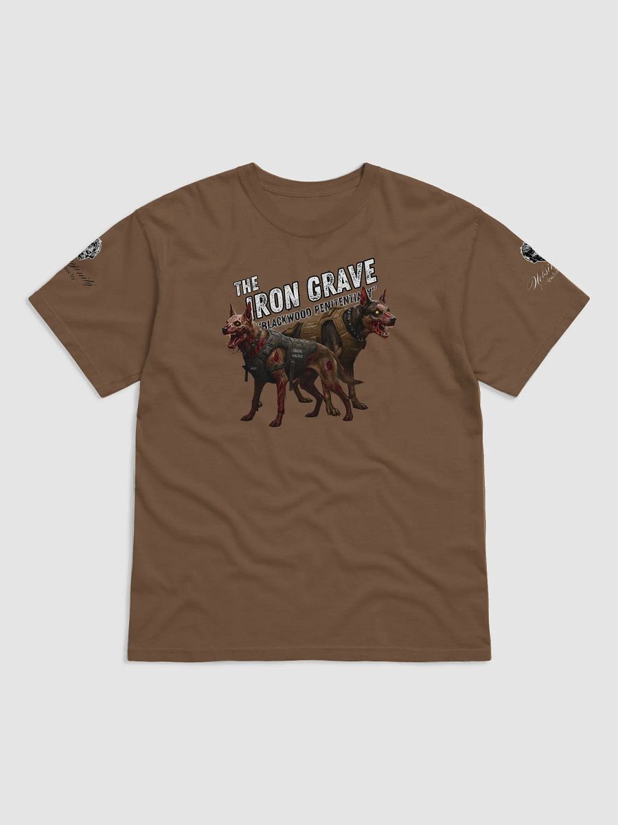 The Iron Grave - Blackwood Penitentiary - The Rot Hounds - White Logo T-Shirt product image (5)