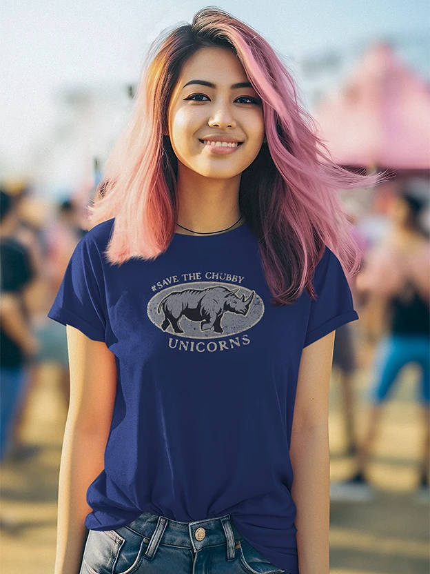 Save the Chubby Unicorns Women's Relaxed Fit Tee product image (1)