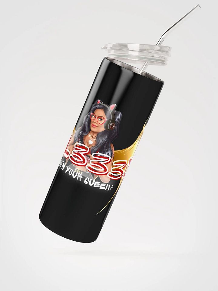 Stainless Steel Tumbler w/Straw product image (2)