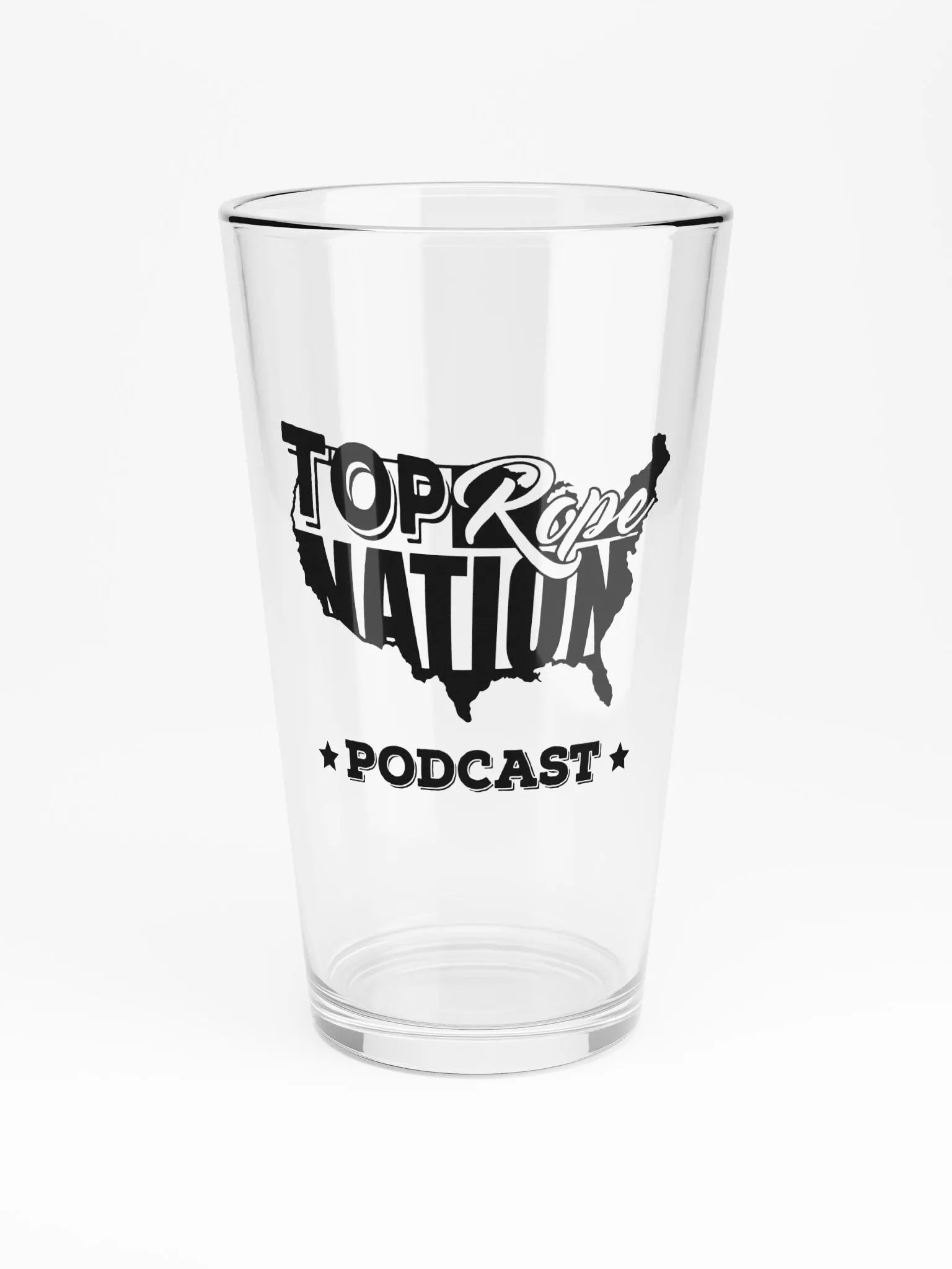 Top Rope Nation Logo Pint Glass product image (3)