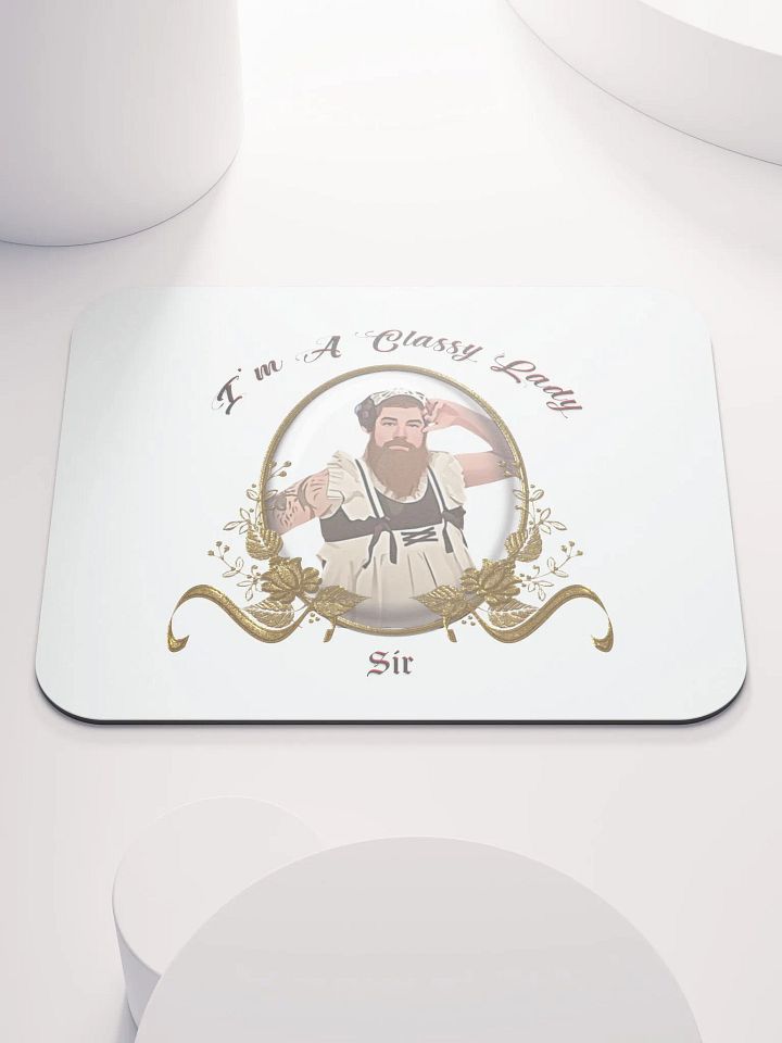 Frauday - Lady Sir Mouse Pad product image (1)