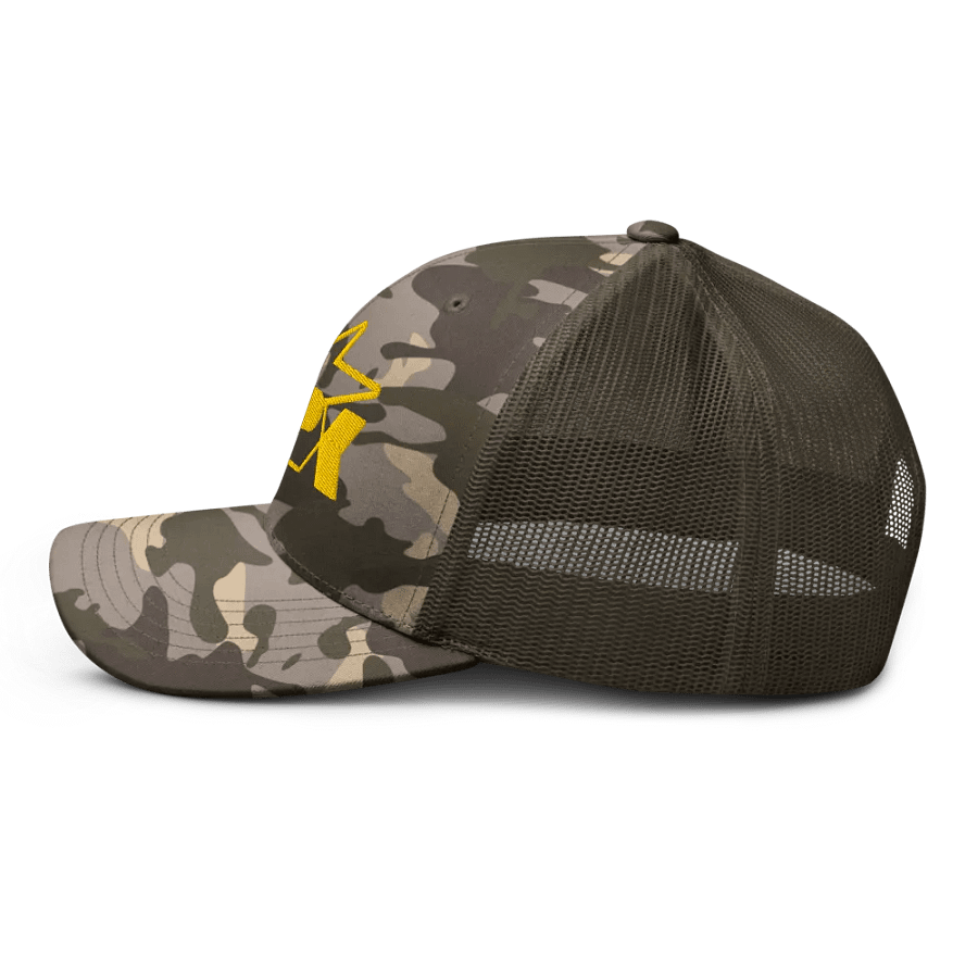 2X Logo Camo Trucker Hat product image (4)
