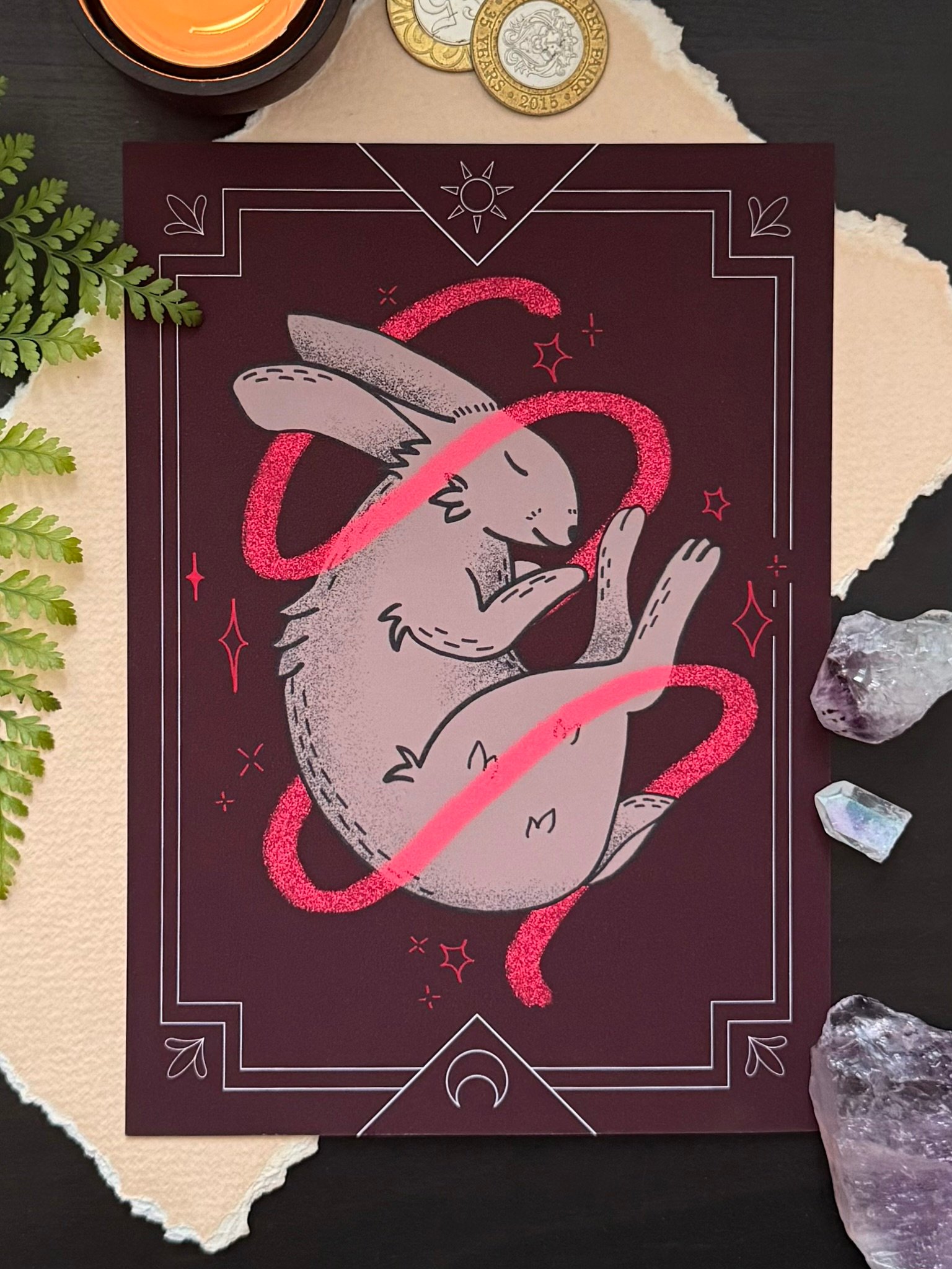 Magical Bunny - 5x7" Art Print product image (1)