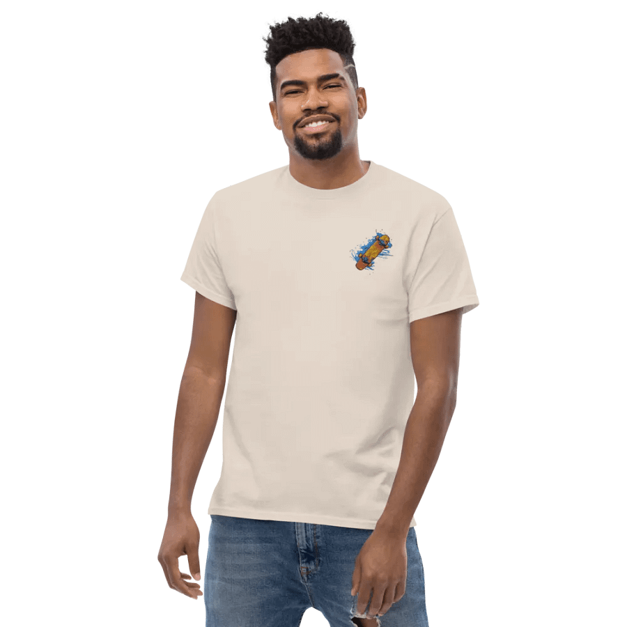 Wild Wet Skateboard Embodied T-shirt product image (29)