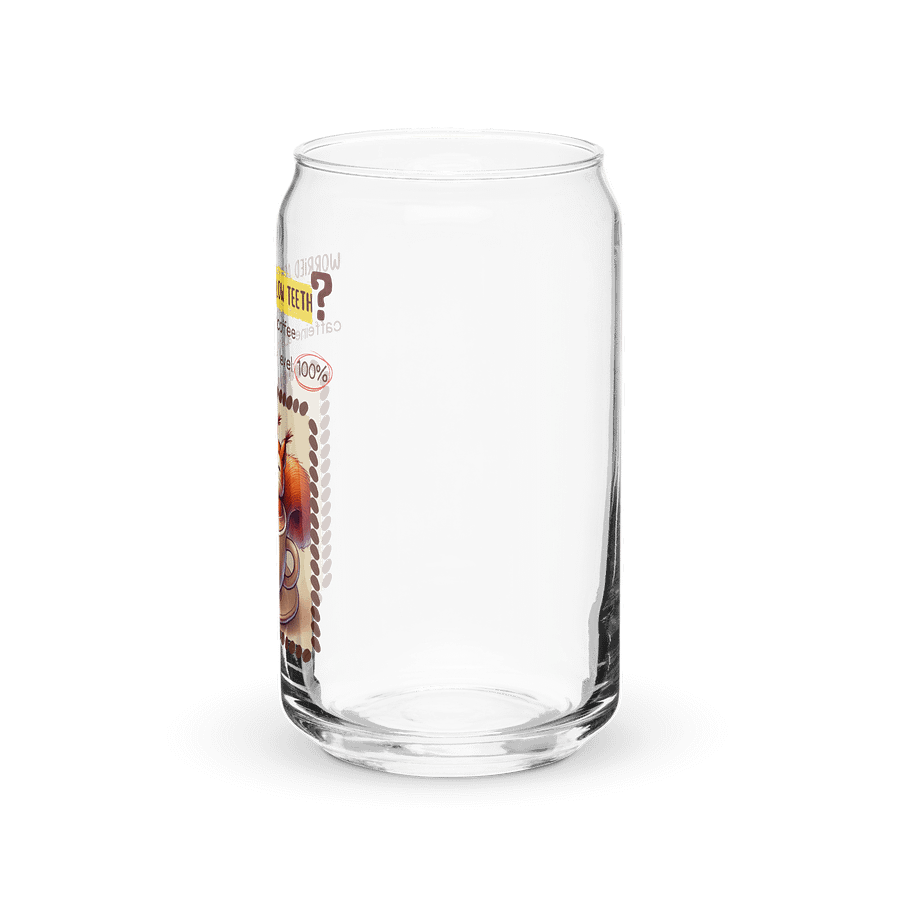 Full Caffeine Squirrel Coffee Can-Shaped Glass product image (3)