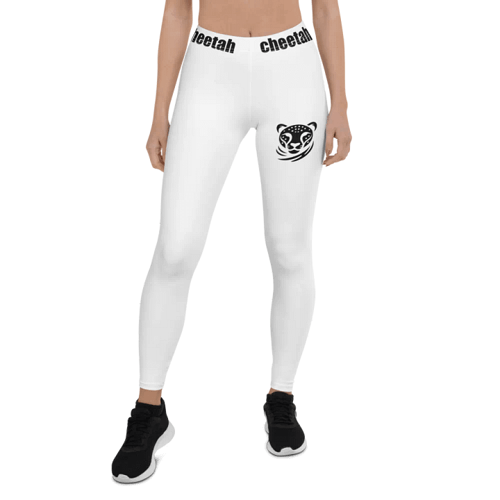 cheetah leggings white product image (1)