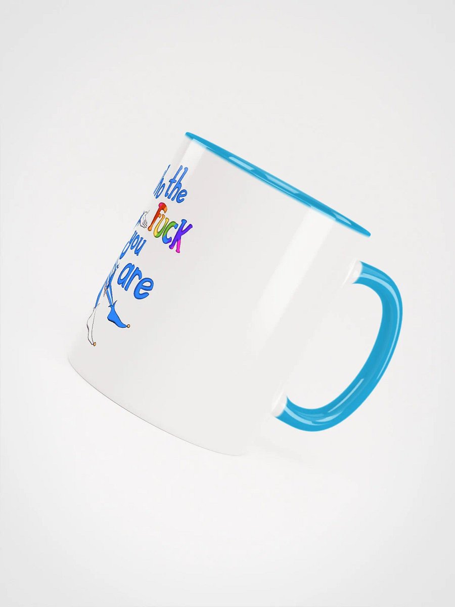 Be Who The Fuck Your Are Blue Jester Mug product image (4)