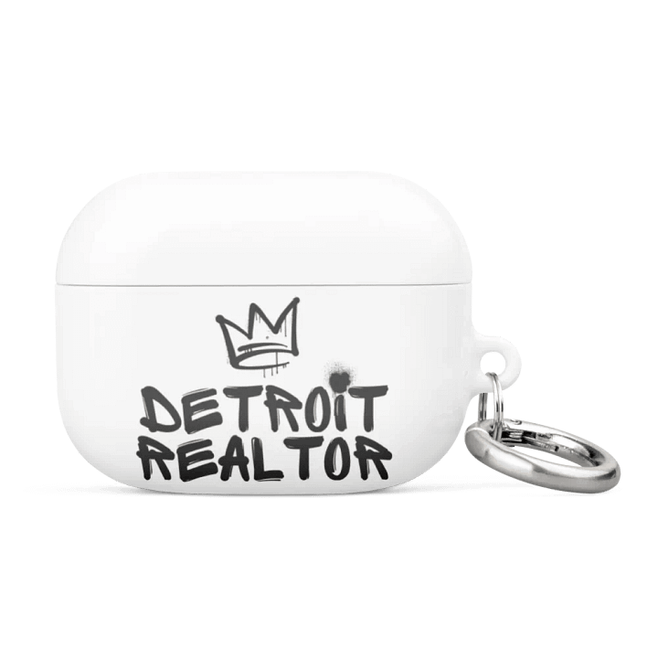 Detroit Realtor Crown All-Over Print AirPods® Case product image (4)