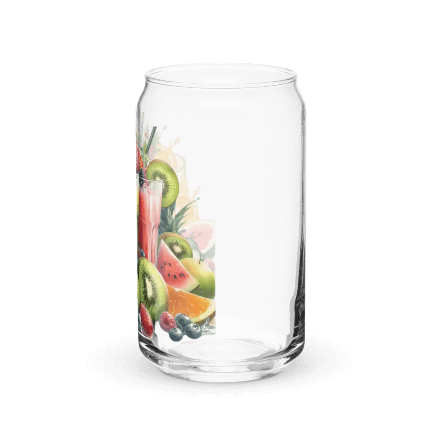 Fruit juice and fresh fruit -01-Can-Shaped Glass product image (9)