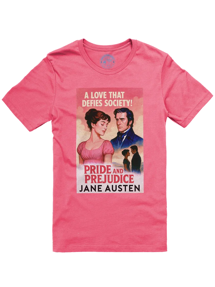 "Pride and Prejudice" 1950's Faux Retro Film Poster Jane Austen Concert Tee Fit Unisex T-Shirt product image (25)