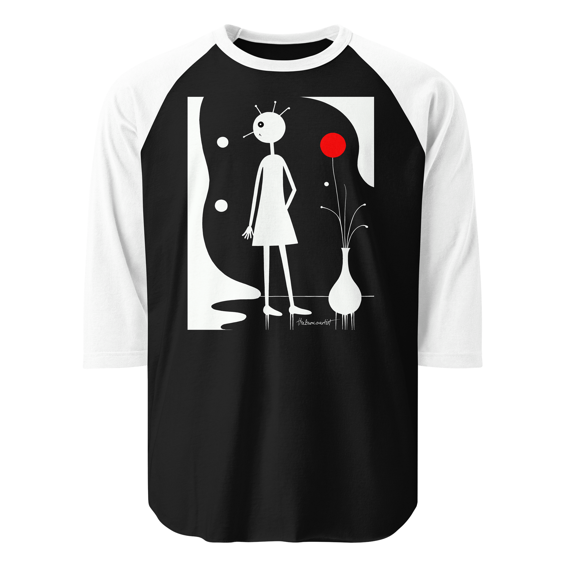 Tultex Fine Jersey Raglan Tee product image (3)