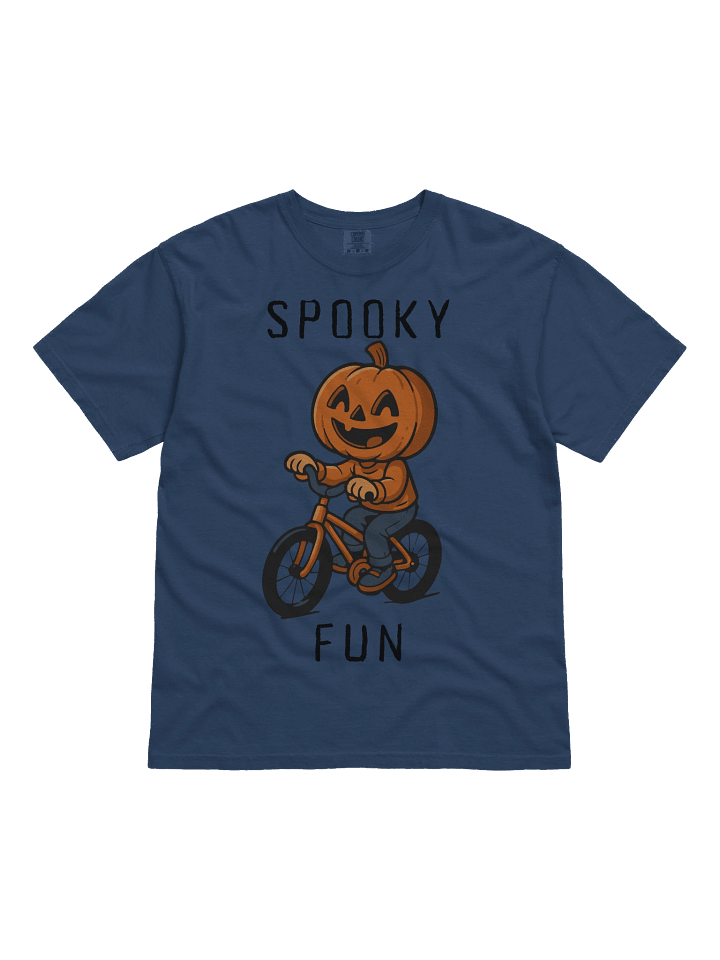 “Spooky Fun Rider” Kids Halloween BMX Tee product image (9)
