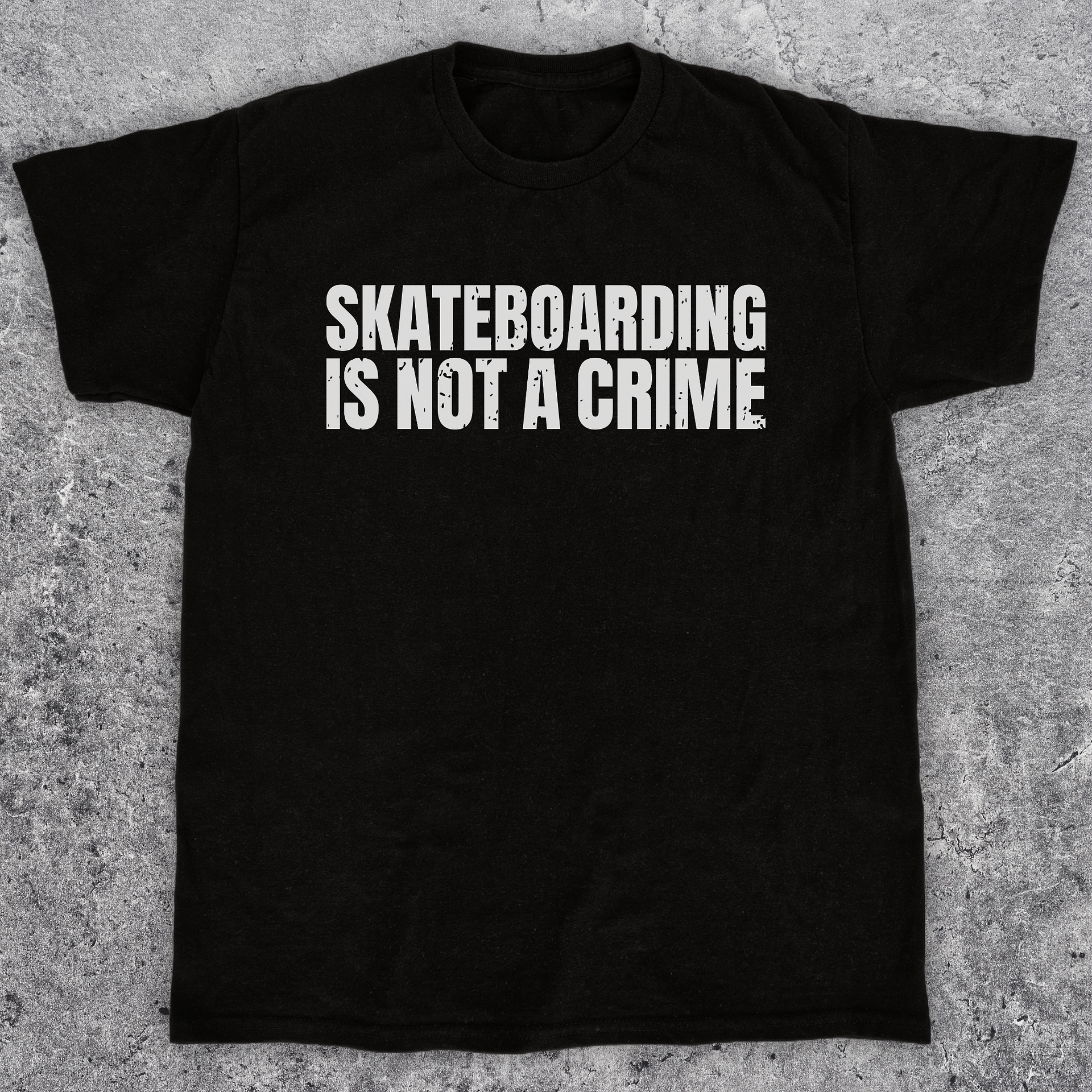 Skateboarding is not a crime, Skateboarding t-shirt, Unisex product image (1)