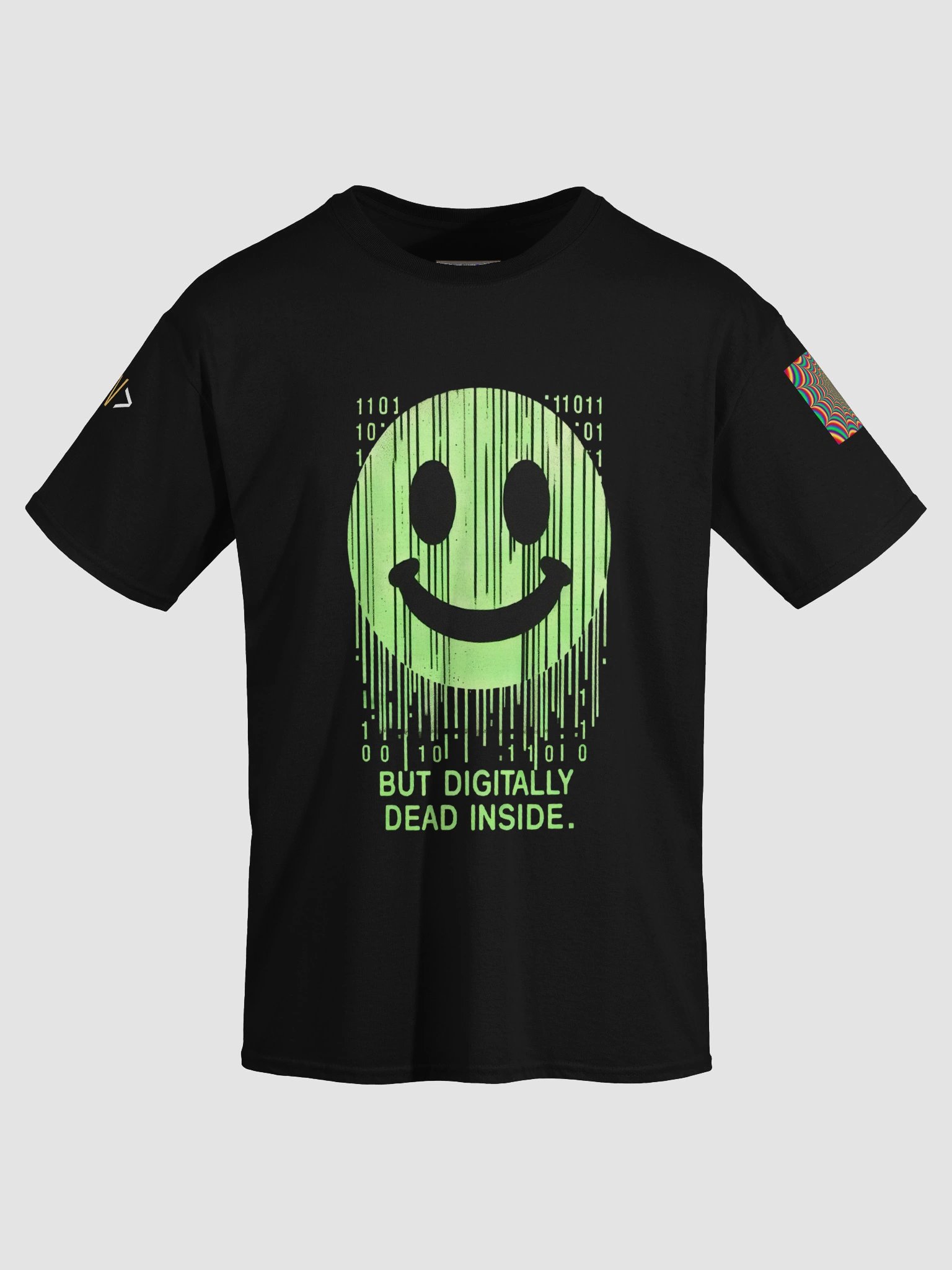 Digitally Dead Inside Tee | Matrix-Core ASCII Geek Shirt product image (6)