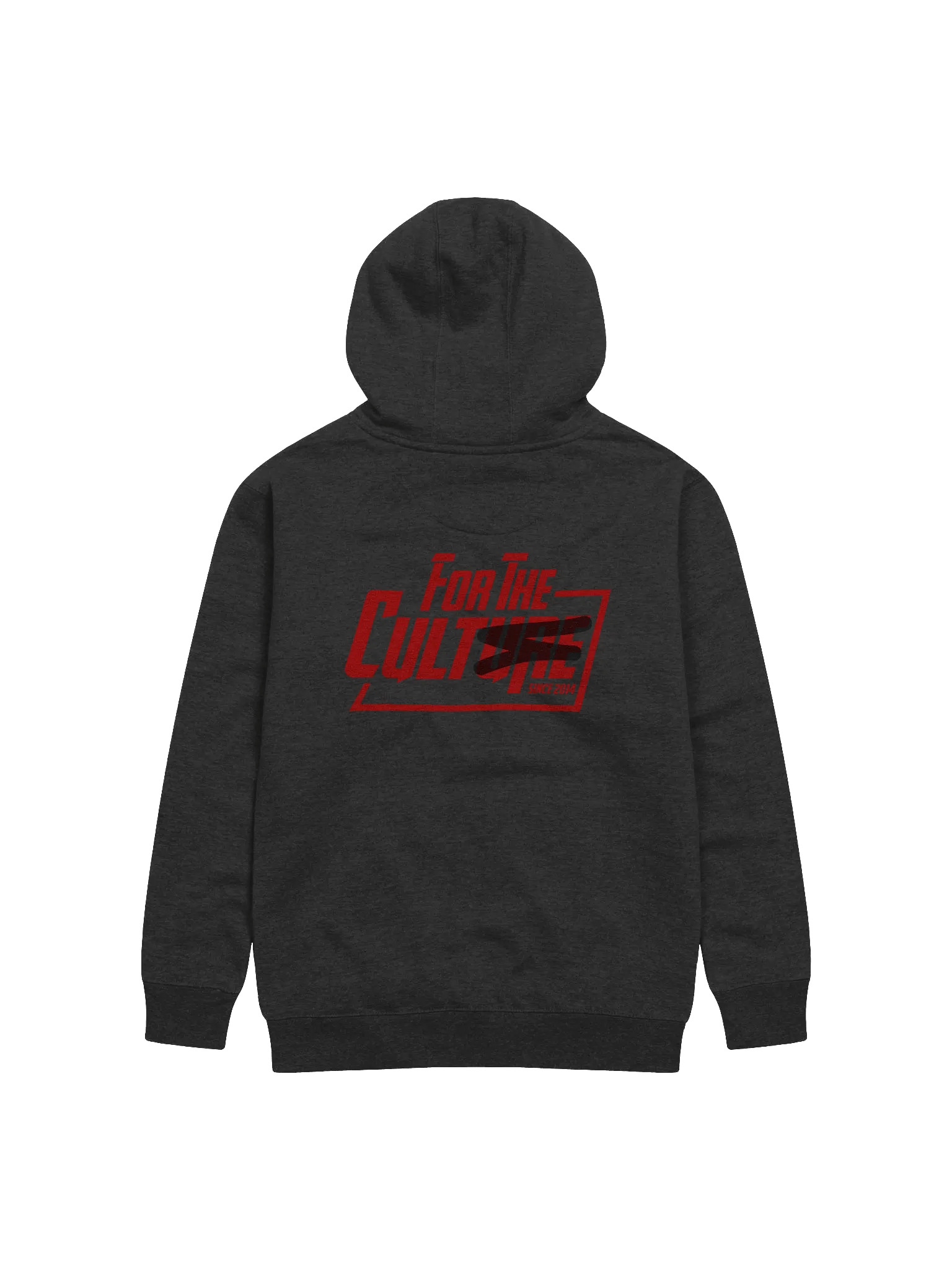For the Culture Red / Black Hoodie product image (1)