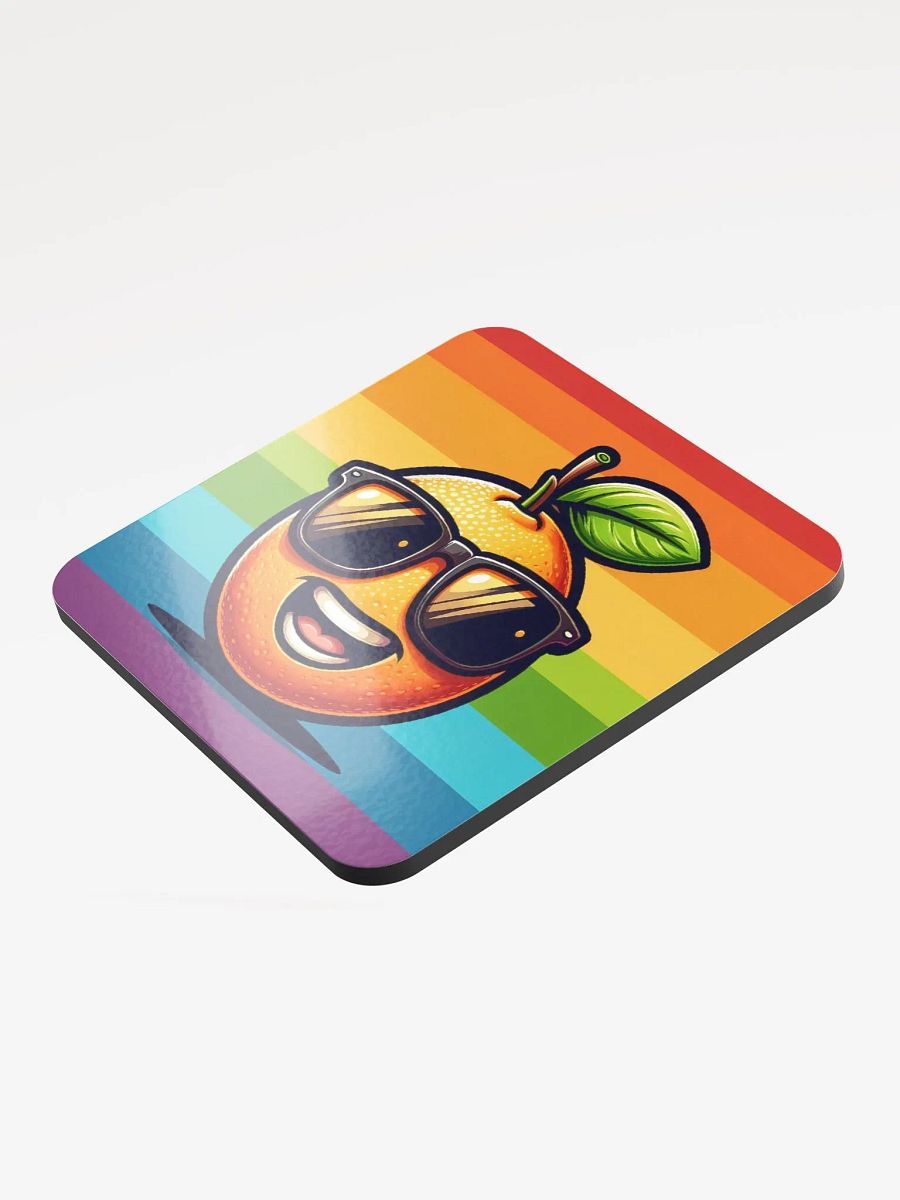 Tangerine Rainbow Coaster product image (3)
