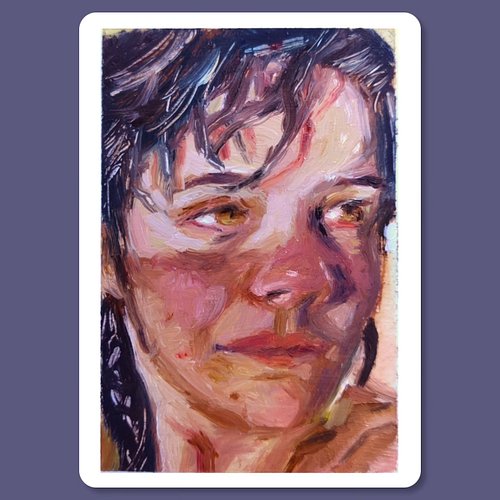 Yes yes another small painting, another interesting lighting effect. 

Oil on card 64x89mm/2.5x3.5in

#art #painting #oilpain...
