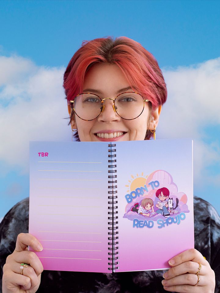 Born to Read Shoujo Notebook (Trans Flag) product image (1)