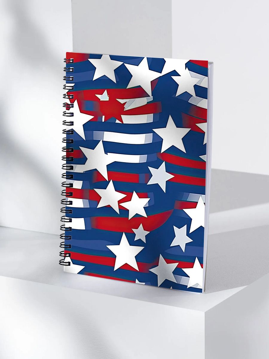 Patriotic Waves Spiral Journal product image (4)