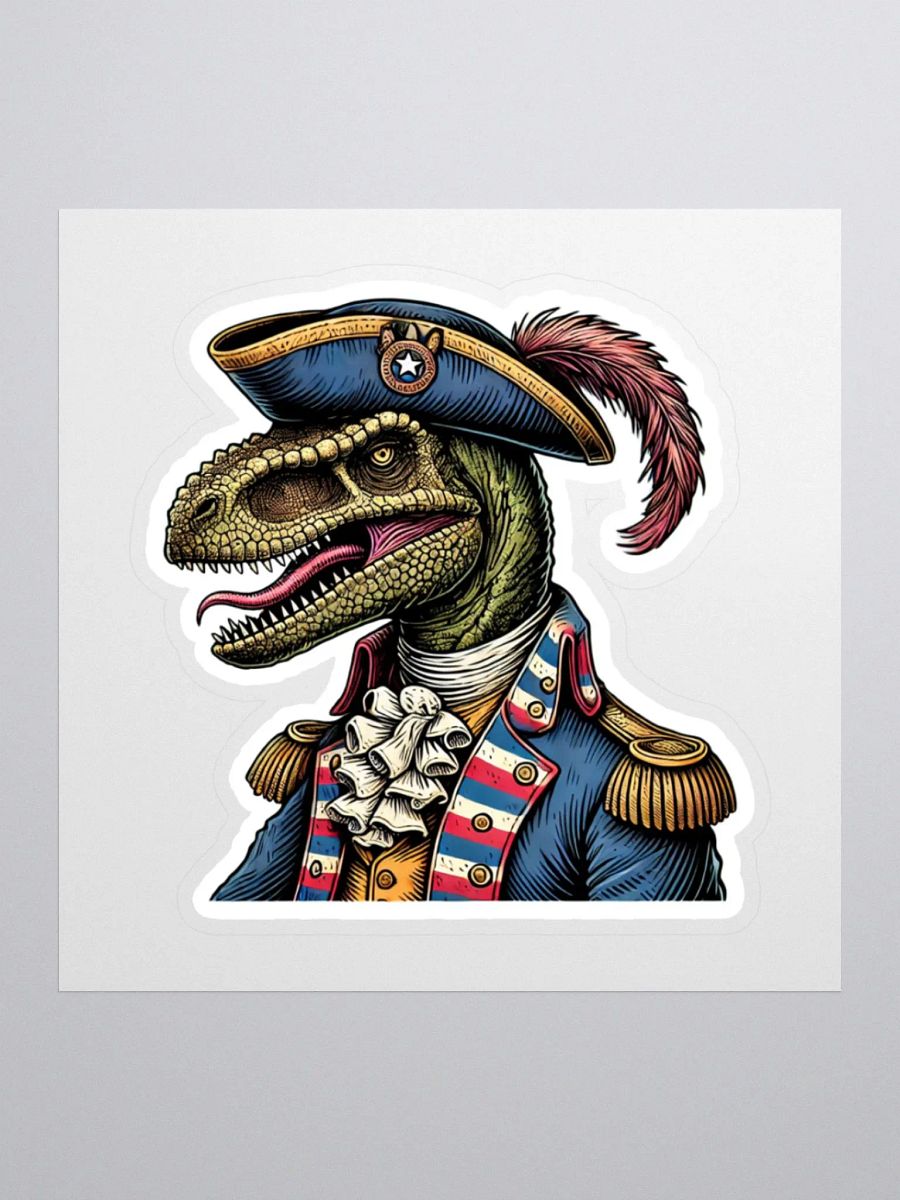 New American Dinosaur Sticker - Lapel Patriot product image (1)