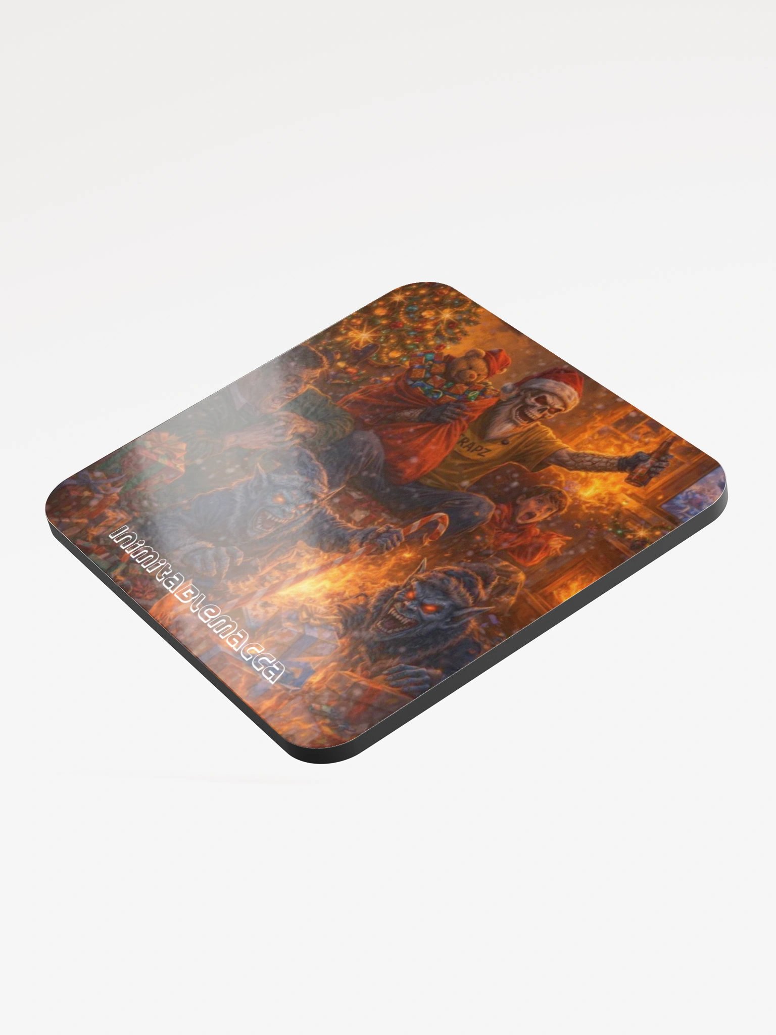 Macca Hell christmas Cork Coaster 3 product image (3)