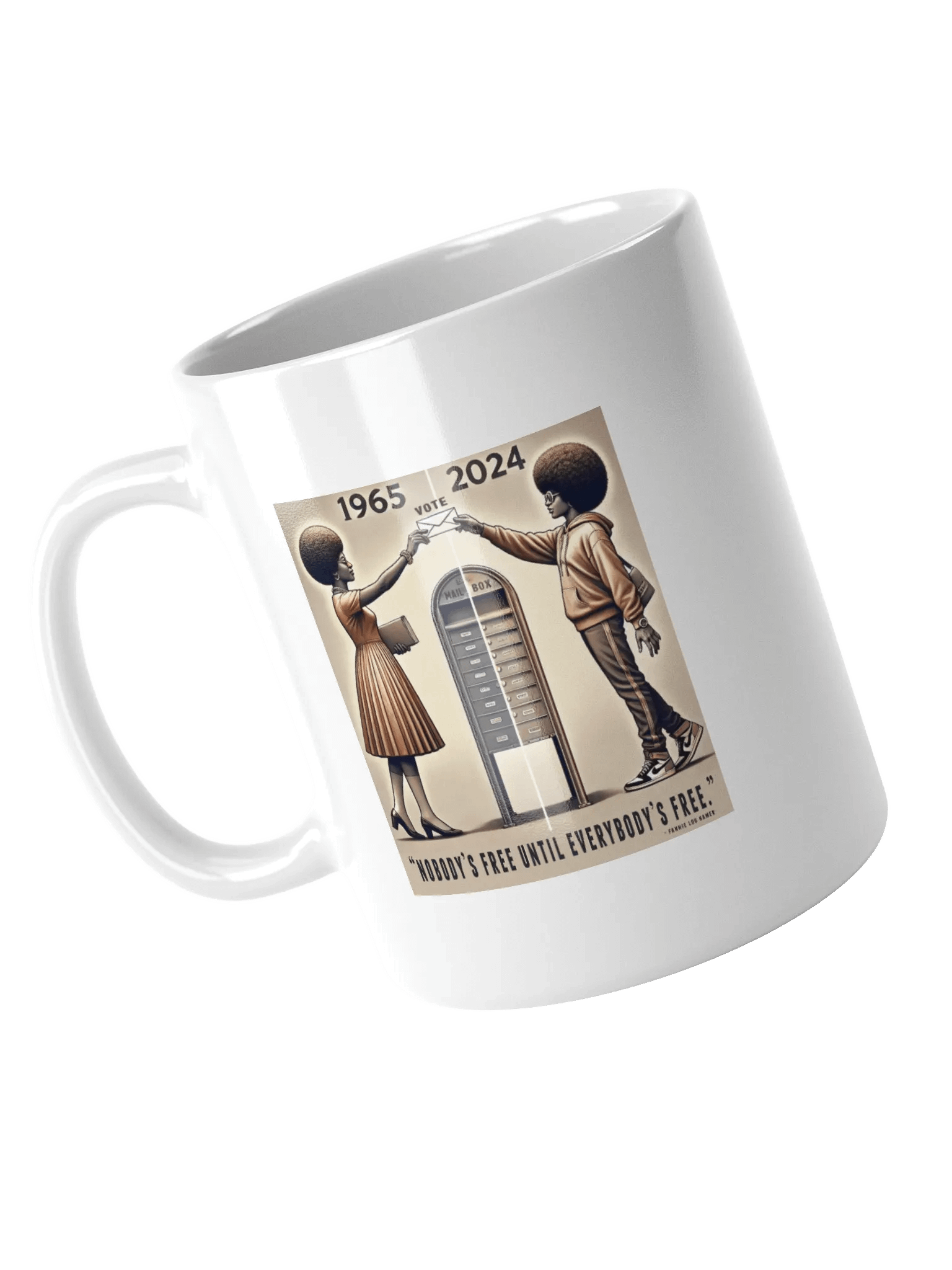 "Nobody’s Free" Coffee Mug – Sip with Purpose, Honor the Legacy product image (7)