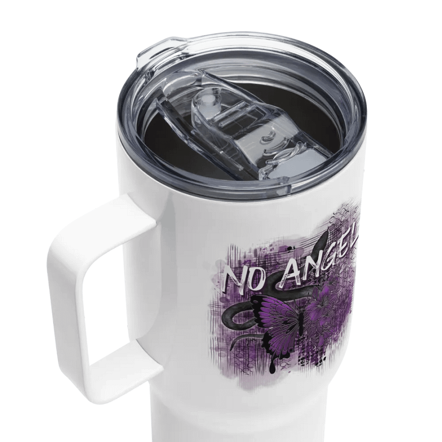 No Angel Purple Soft Grunge Travel Mug w/ Handle product image (3)