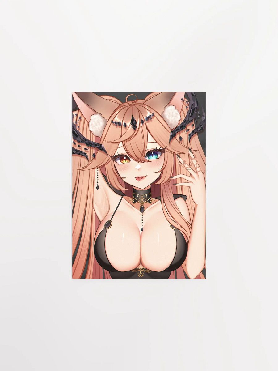Dark Peach Poster (Booba Mousepad design) product image (1)