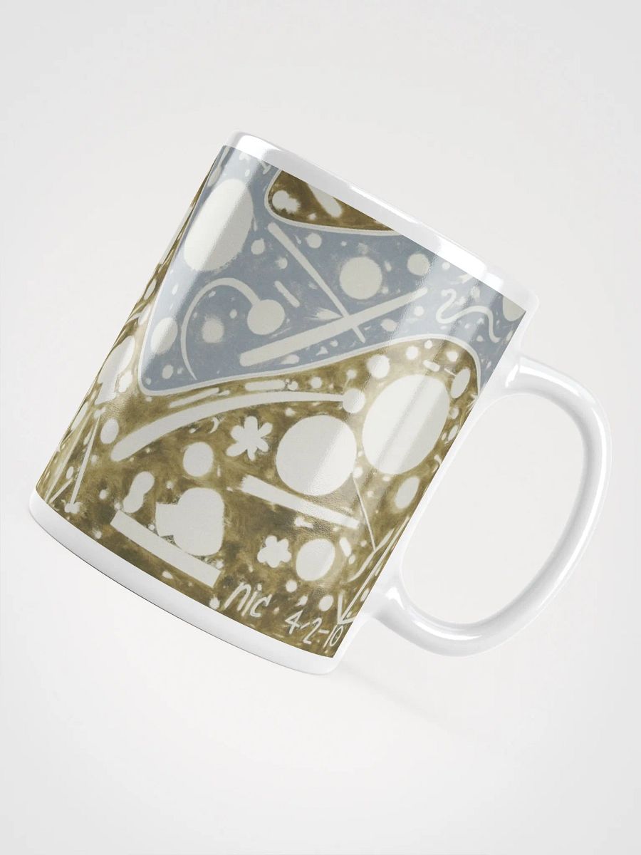 Cartoon Clock White Glossy Mug product image (4)