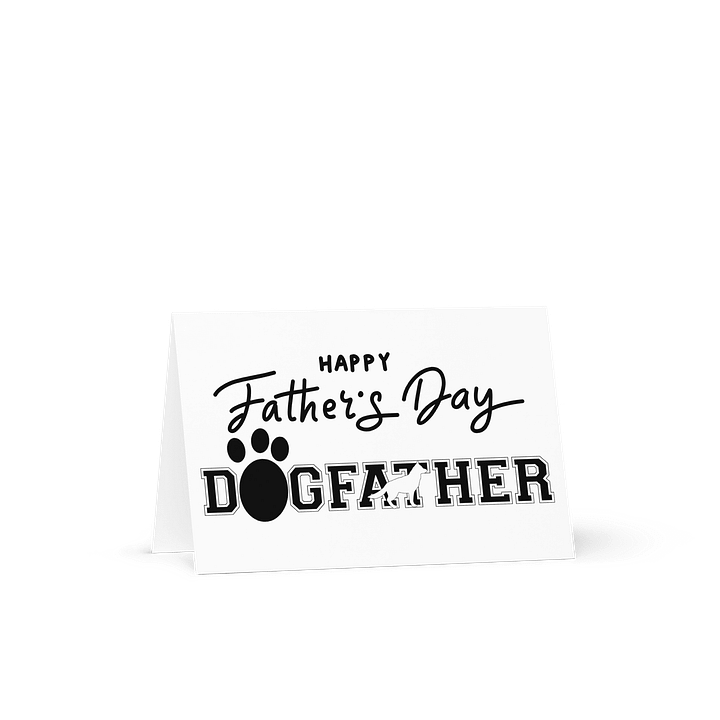 Dogfather Happy Father's Day Greeting Card product image (2)