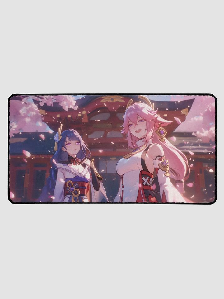 Yae Miko and Raiden Shogun Genshin Impact Mousepad product image (1)