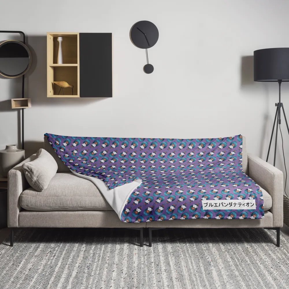 Chibi Full Dive Throw Blanket product image (9)