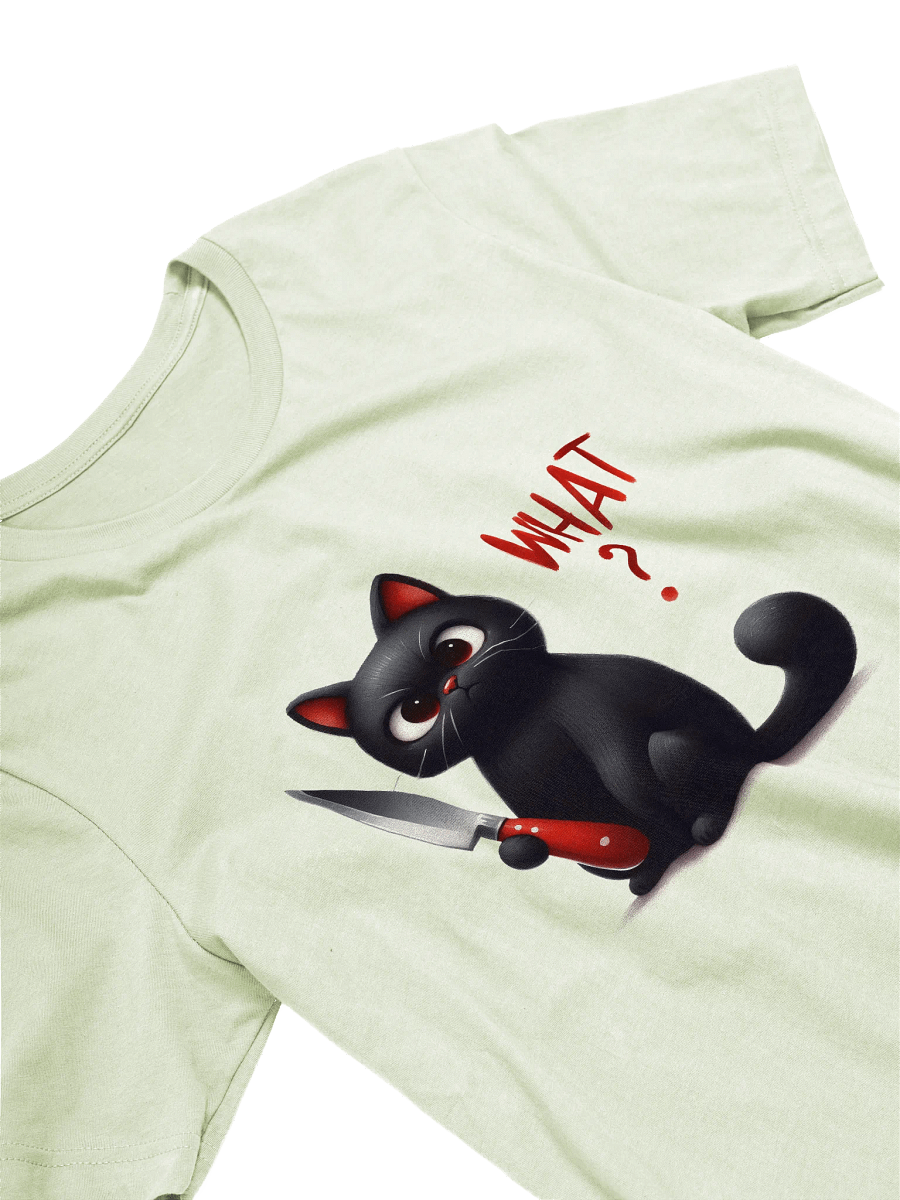Surprised Kitty Knife T-Shirt product image (3)