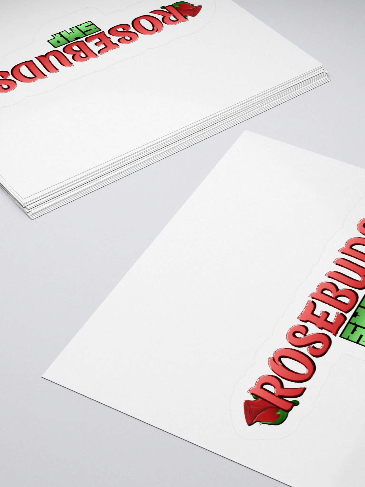 Rosebuds Full Logo Sticker product image (3)