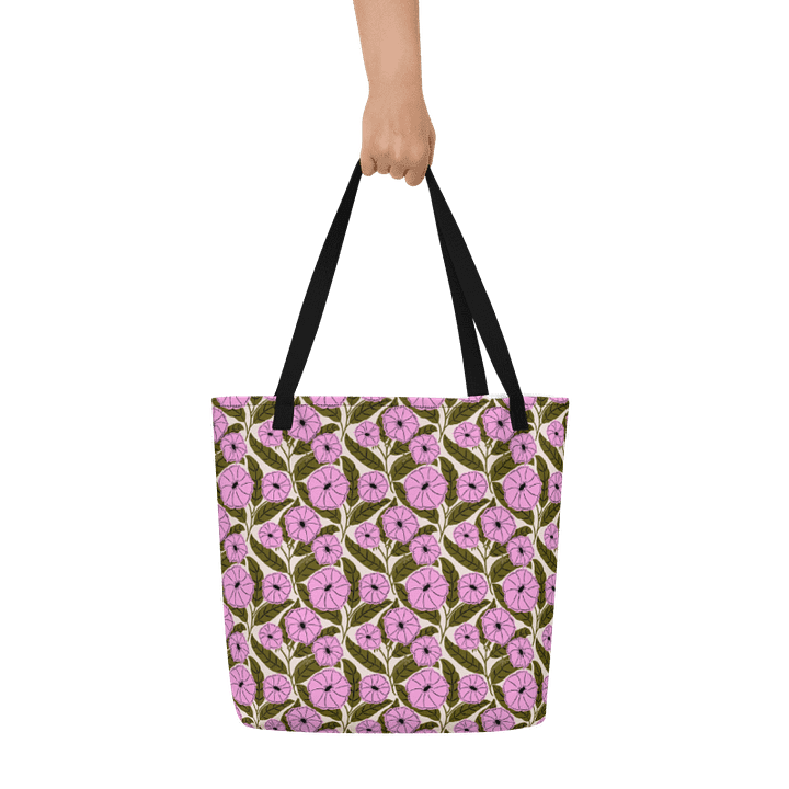 Dipladenia Dreams - Pink and Green - Tote Bag product image (1)