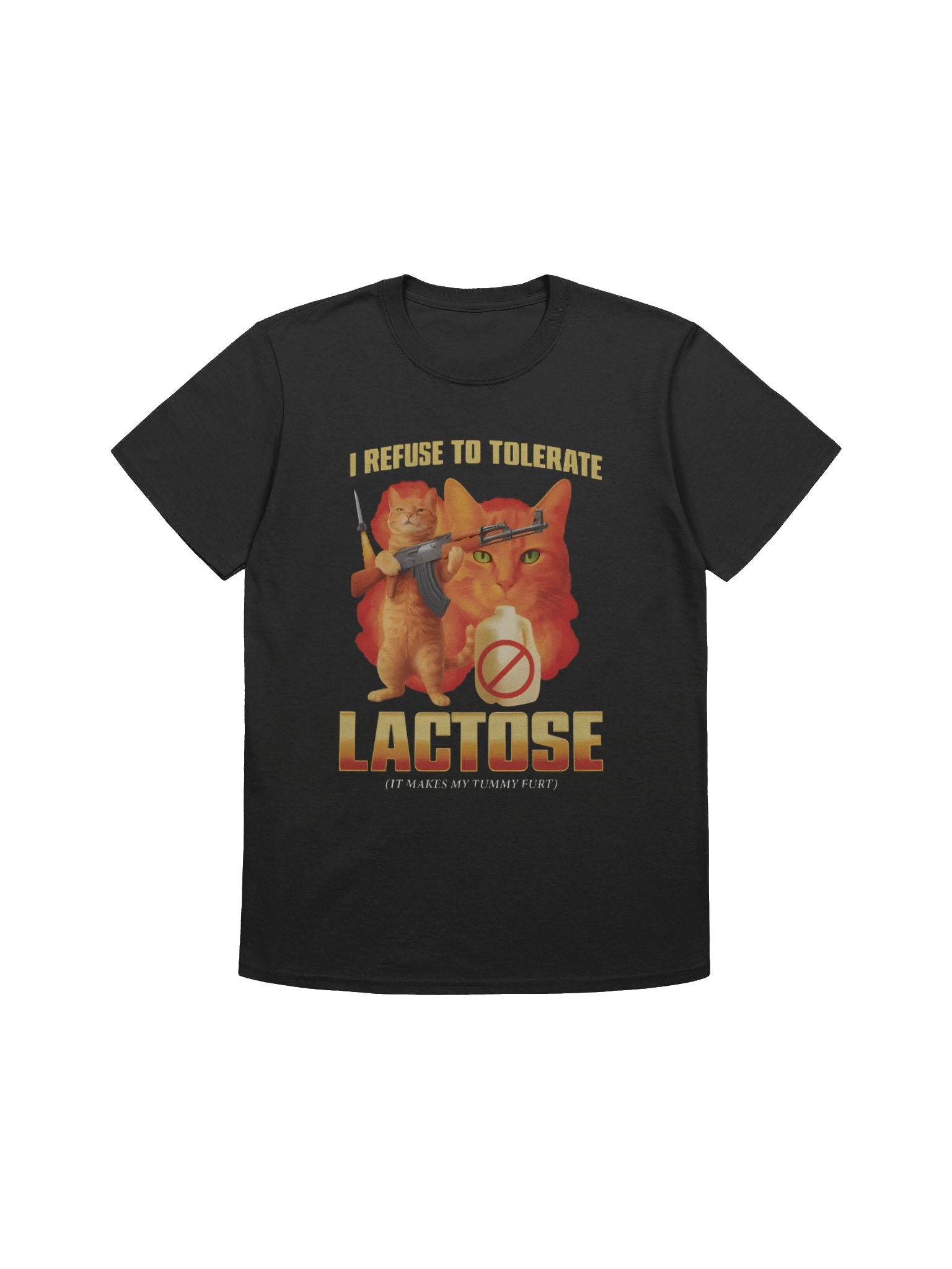 I Refuse To Tolerate Lactose It Makes My Tummy Hurt Shirt product image (1)