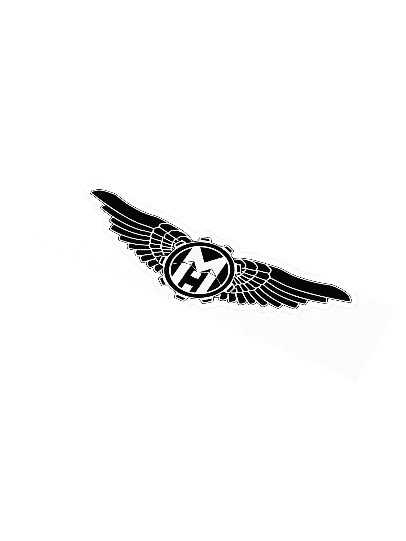 Mile High Gear Winged Emblem Sticker product image (1)