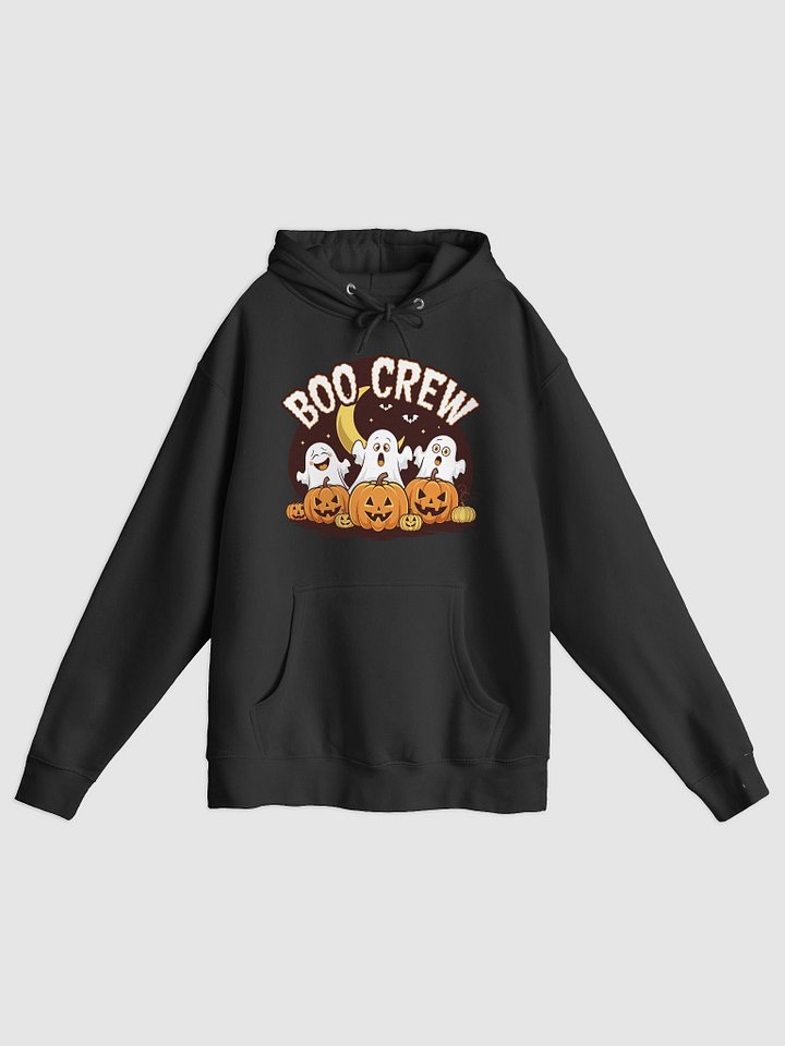 Boo Crew Halloween Ghost & Pumpkin Hoodie – Cute Spooky Fall Pullover product image (1)