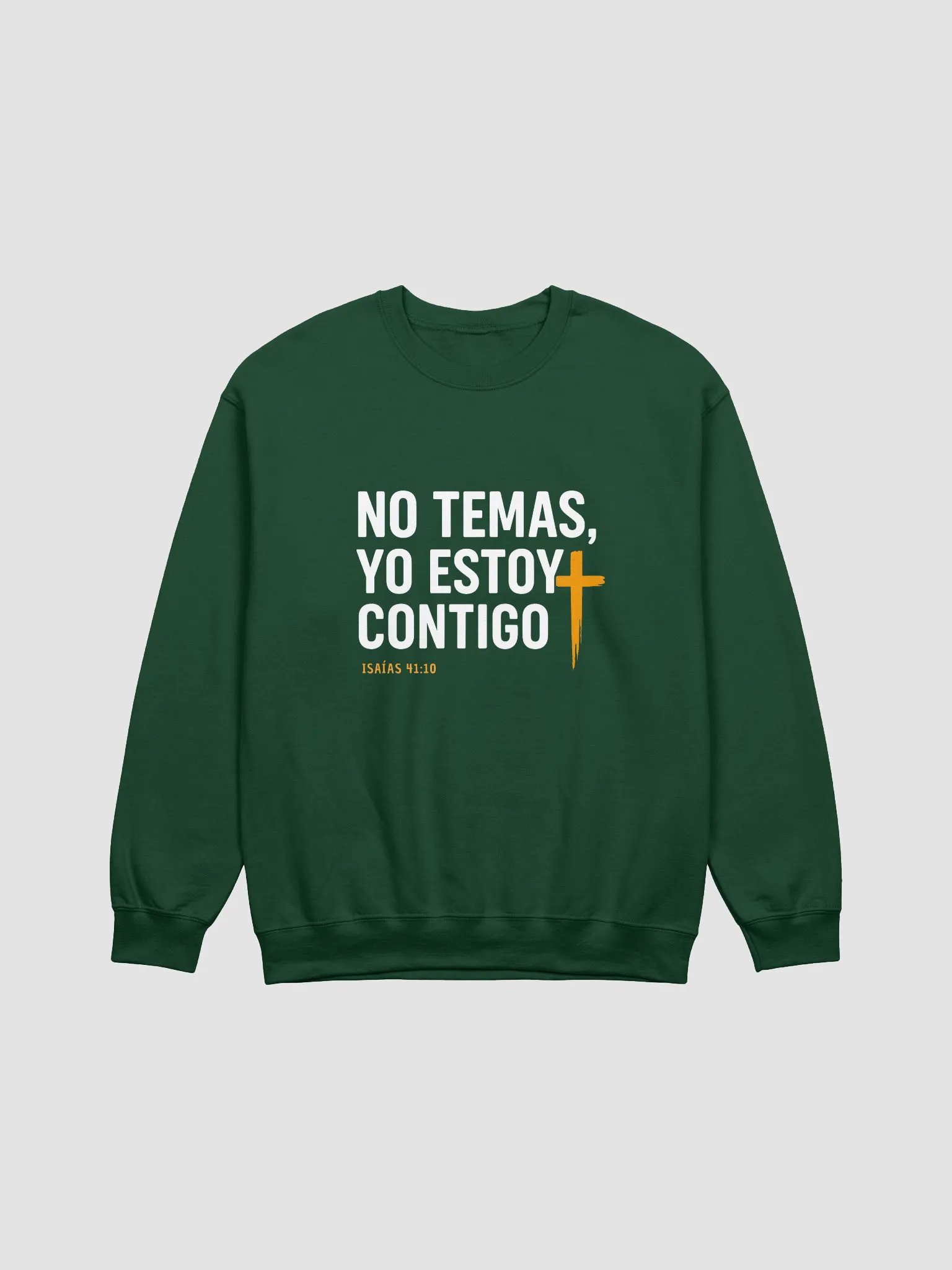 Sudadera Unisex Cuello Redondo | No temas yo estoy contigo product image (25)