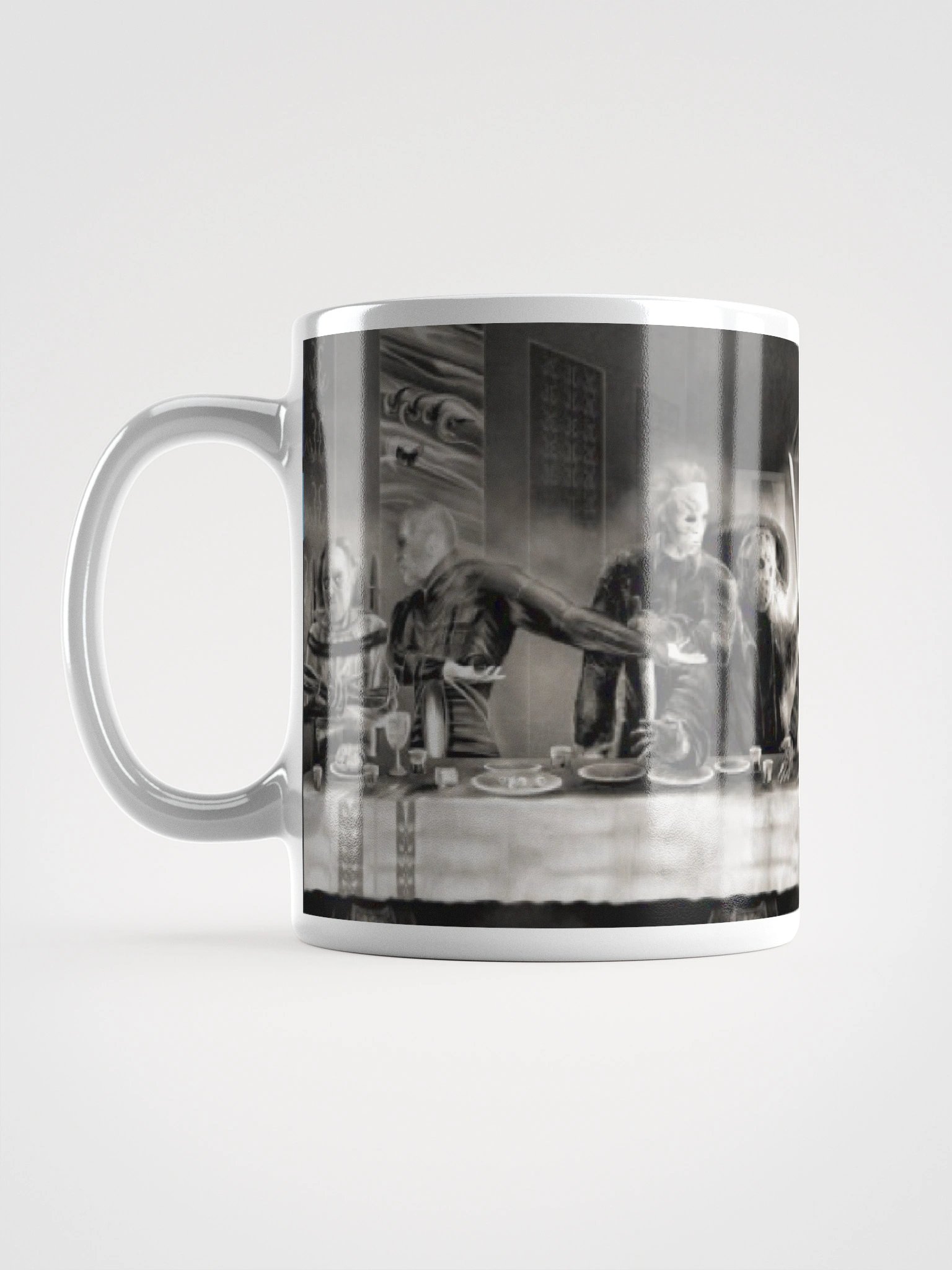 Horror Movie Characters Reimagined - White Glossy Mug product image (1)