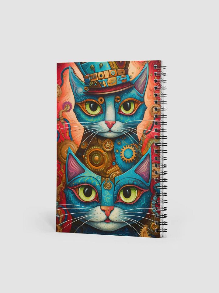 Steampunk Cats Spiral Notebook product image (2)