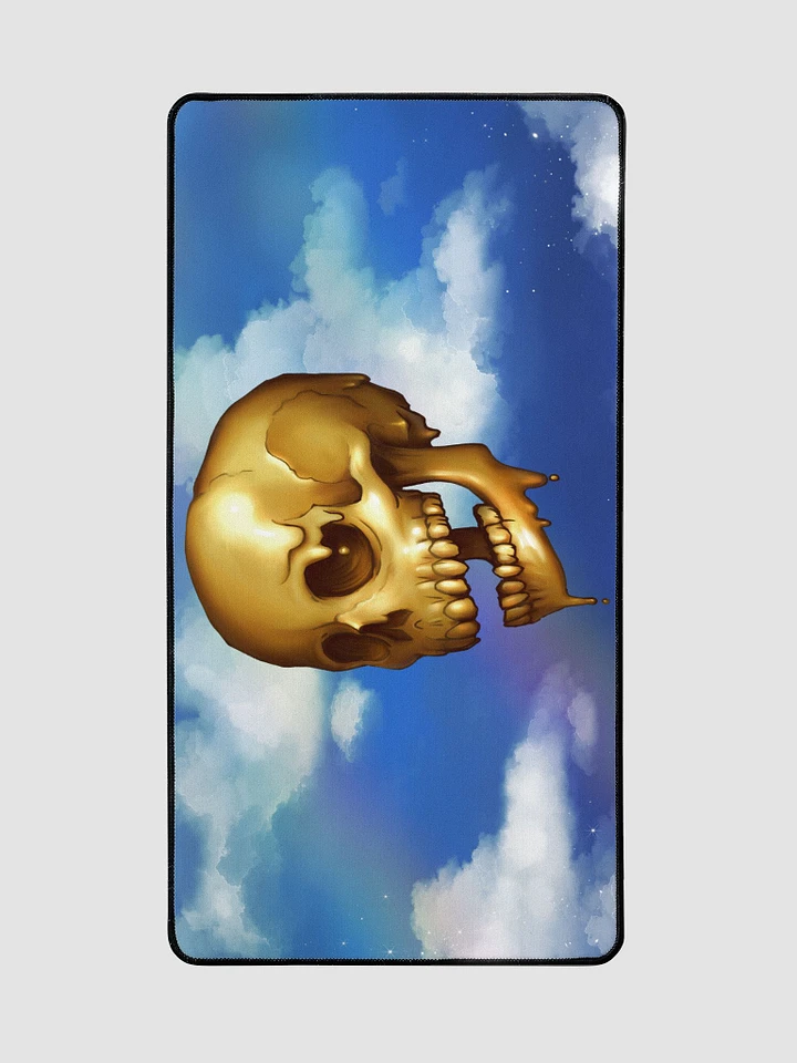 Golden Skull Desk Mat 15.5'' x 31.5'' product image (1)