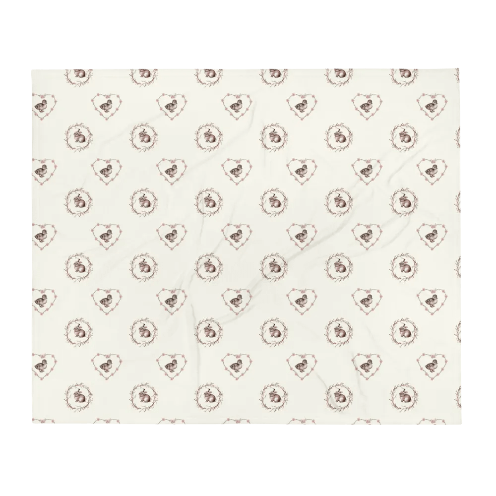 BUNNY AND DUCKS NURSERY BLANKET product image (2)