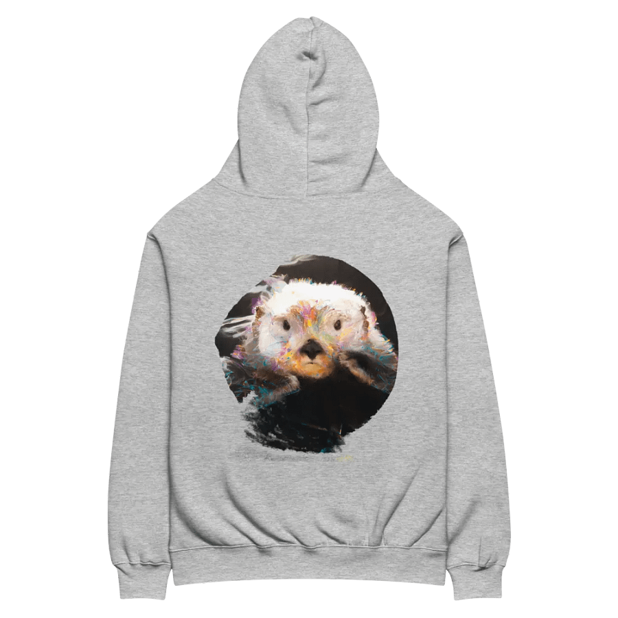 Watercolor Sea Otter Unisex Hoodie product image (5)